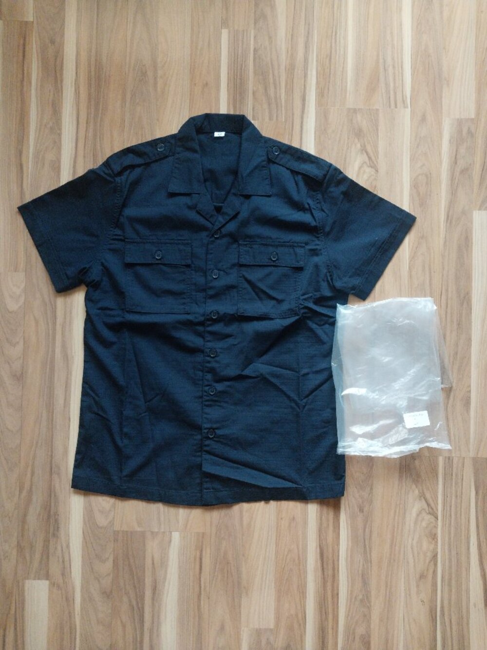 Macau Customs Summer Ripstop Field Shirt Navy Blue Size Asian L1 (US Medium)